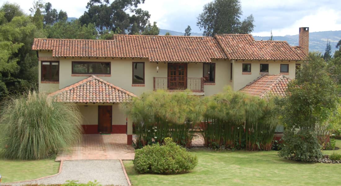 fachada casa campestre cajicá