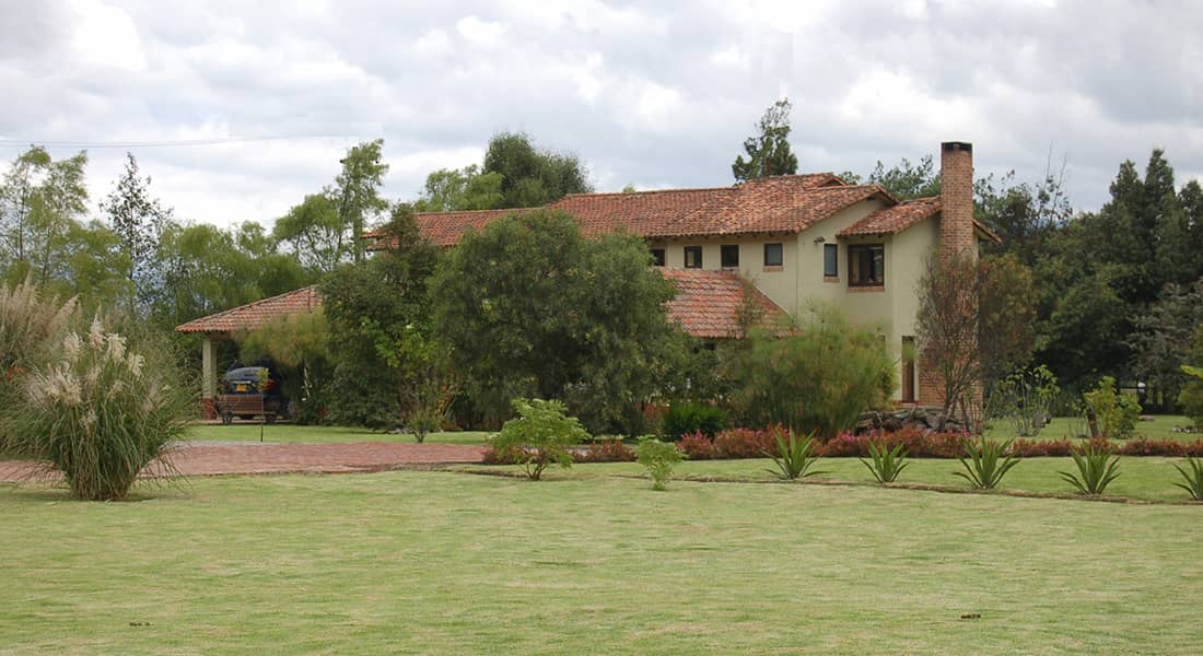 exterior casa campestre cajicá