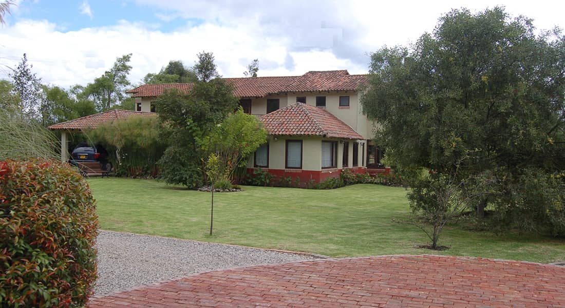 sala casa campestre cajicá