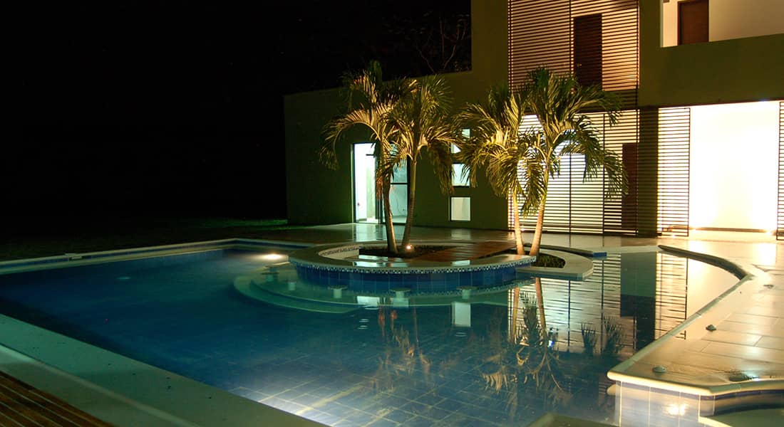 piscina noche casa campestre giradot